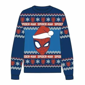 Unisex neulepusero Spider-Man Sininen