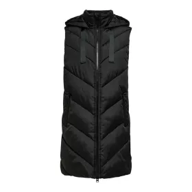 Naisten vyötäröliivi Only Jdyskylar Padded Musta