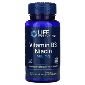 Vitamin B3 Niacin, 500mg
