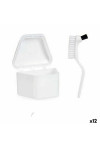 Denture Set White polypropylene (12 Units)