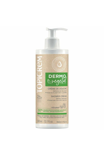 Shower Cream Topicrem Dermovegetal 390 ml