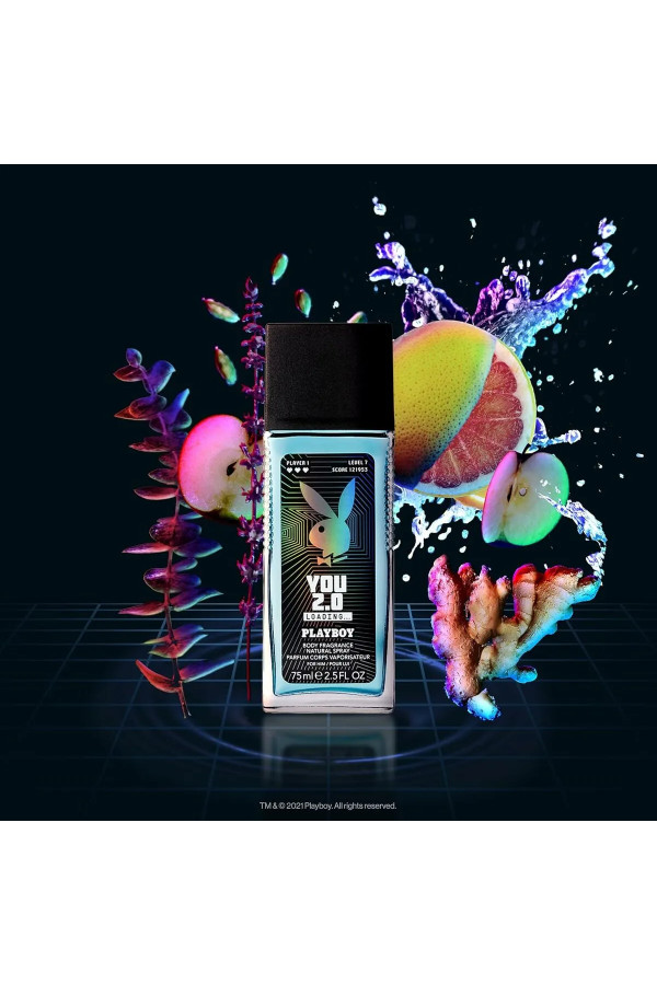 Spray Deodorant Playboy You 2.0 Loading 75 ml