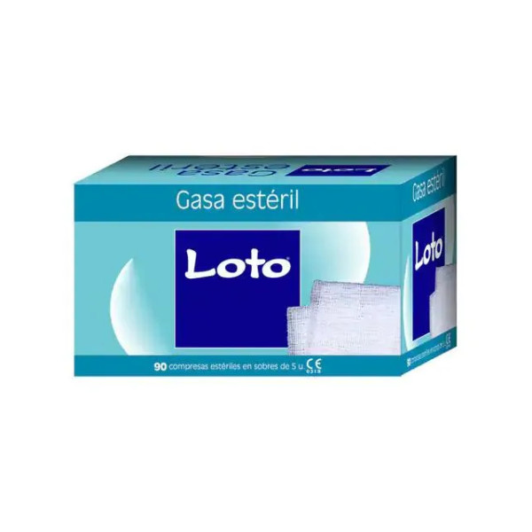 Indasec Loto Gasa Suave Hidrófila 100 Algodón 90 Uds