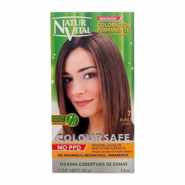 Dye No Ammonia Naturaleza y Vida Coloursafe Nº 7-Rubio 150 ml