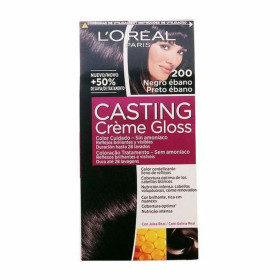 Dye No Ammonia L'Oreal Make Up Casting Creme Gloss Ebony Black 180 ml