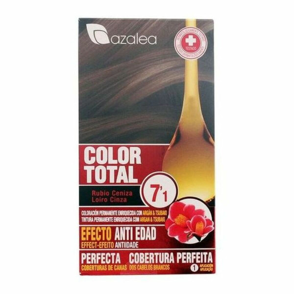 Permanent Anti-Ageing Dye Azalea 184160 Ash Blonde Platinum Blonde Nº 7,1-Rubio Ceniza (1 Unit)