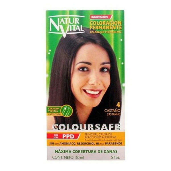 Dye No Ammonia Naturaleza y Vida 2526103 Nº 4-Castano 150 ml