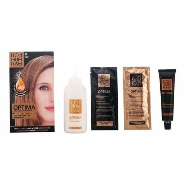 Dye No Ammonia Llongueras Optima Nº 8-Light Blond (1 Unit)