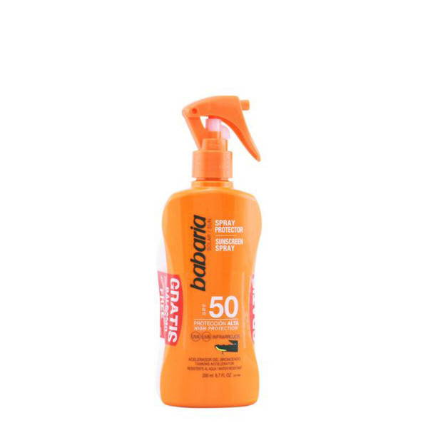 Sun Protection Set Babaria Solar Aloe Vera Leche Spf 50 2 Pieces