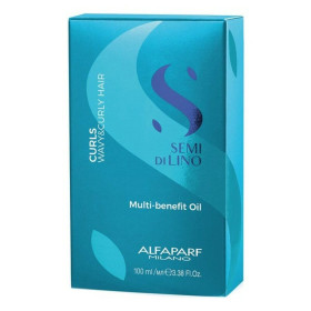 Hair Oil Alfaparf Milano Semi Di Lino Curls 100 ml Multifunction