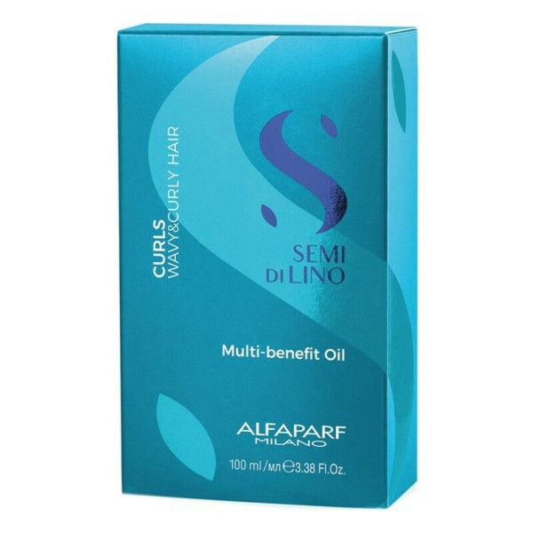 Hair Oil Alfaparf Milano Semi Di Lino Curls 100 ml Multifunction