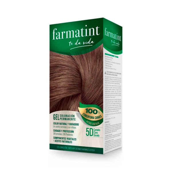 Permanent Dye Farmatint 380223 Nº 5d-Castano Claro Dorado (5 Units)