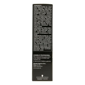 Permanent Dye Syoss Olio Intense Black Intense Nº 1,10 Platinum Blonde Nº 1.10-Negro Intenso
