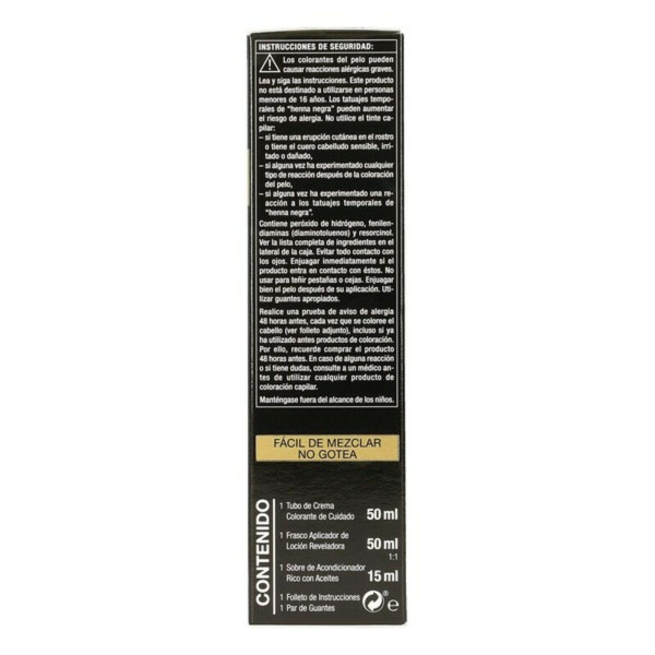Permanent Dye Syoss Olio Intense Black Intense Nº 1,10 Platinum Blonde Nº 1.10-Negro Intenso