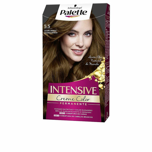 Permanent Dye Schwarzkopf Palette Intensive Nº 5.5-Castano Luminoso (1 Unit)