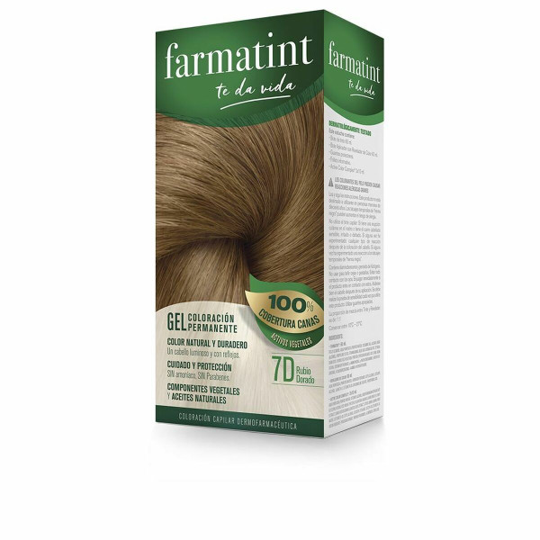 Permanent Dye Farmatint Farmatint Gel 7d-Rubio Dorado Nº 7d-Rubio Dorado Gel (5 Units)