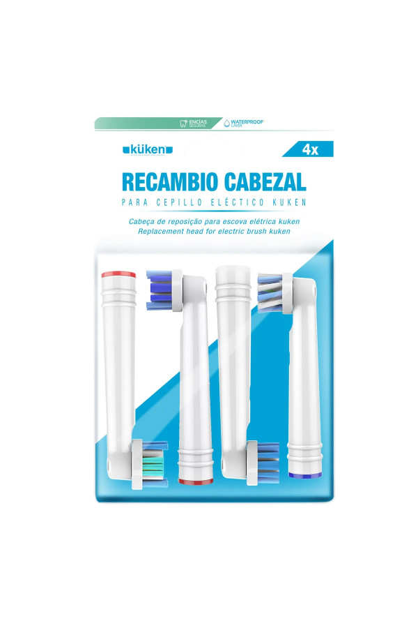 Replacement Head Küken 34375 White 4 Units