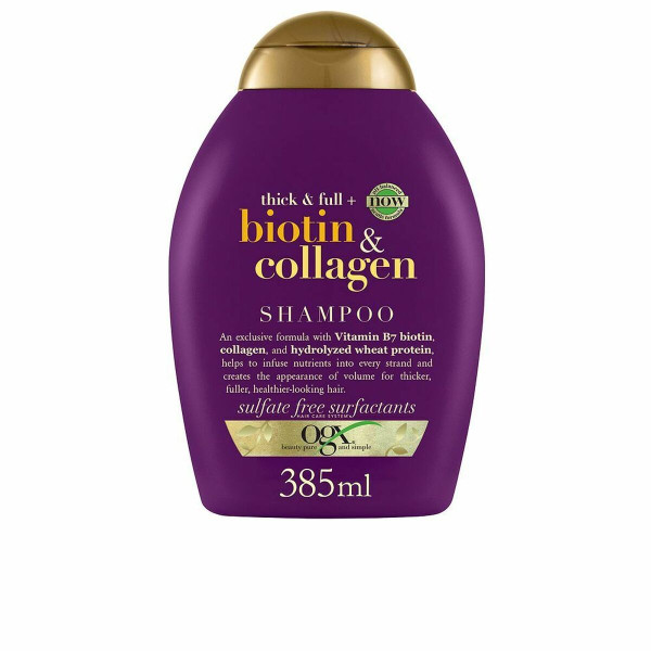 Volumising Shampoo OGX V97670 385 ml Collagen Biotin