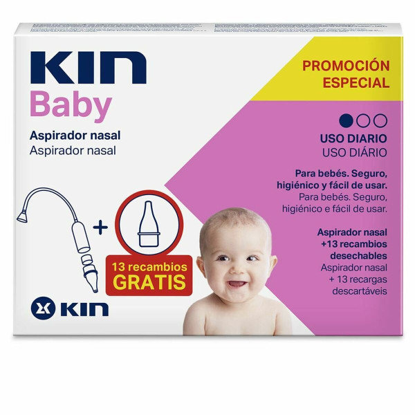 Nasal Aspirator Kin Kin Baby Baby (2 Units)