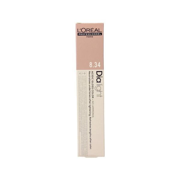 Dye No Ammonia L'Oreal Professionnel Paris Dia Light Nº 8.34 Nº 8,34 50 ml