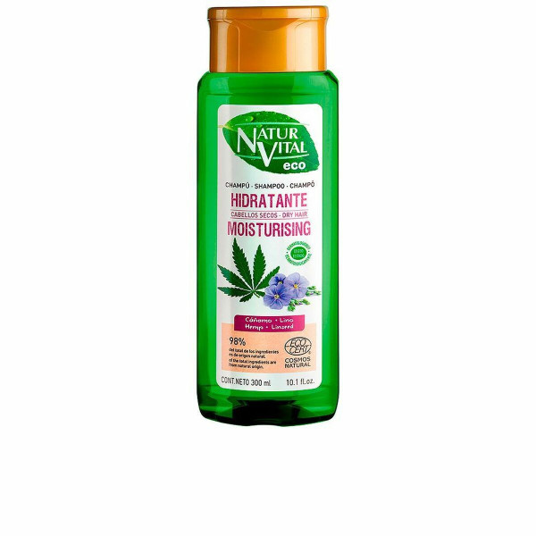 Moisturizing Shampoo Naturvital Eco Hidratante 300 ml Linen Hemp