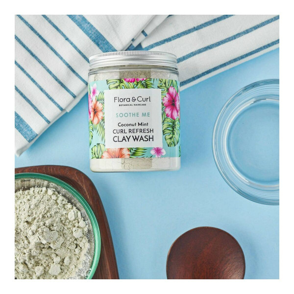 Anti-hairloss Cream Flora & Curl Soothe Me 260 g Coconut Mint Clay Refreshing