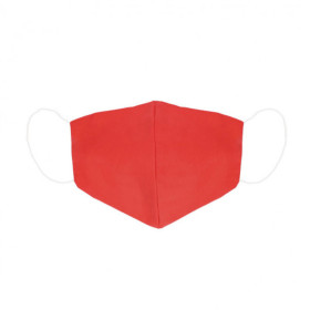 Hygienic Reusable Fabric Mask Contact Red