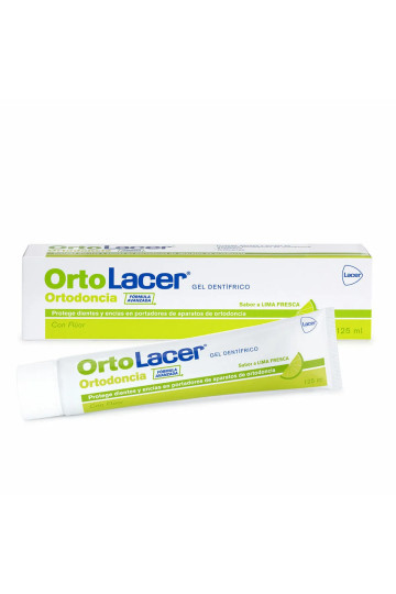 Toothpaste Lacer Ortodoncia Lime (125 ml)