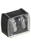 Pencil Sharpener NYX Sharpener Make-up Black 2 Compartments (1 Unit)