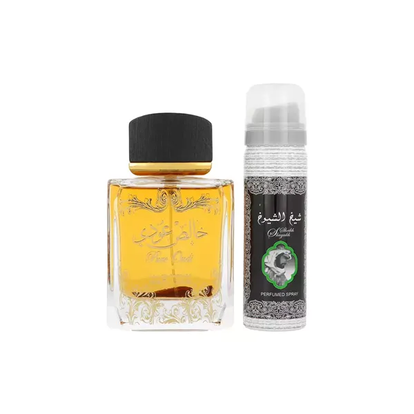 Set Lattafa Pure Oudi Edp 100ml + Deodorant 50ml