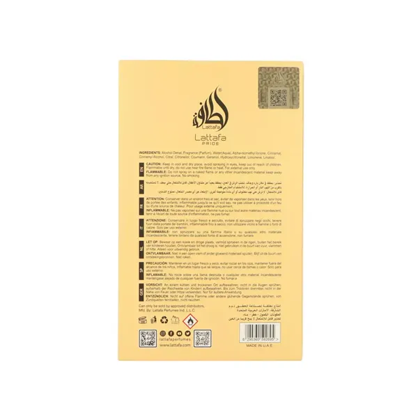 Lattafa Pride Affection Edp 100ml