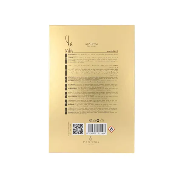 Arabiyat Prestige Nyla Vanielle Edp 80ml