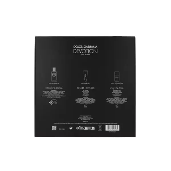 Set Dolce & Gabbana Devotion Pour Homme Edp 100ml + Shower Gel 50ml + Deostick 75g