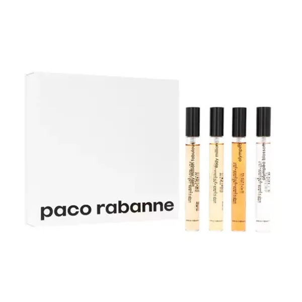 Set Paco Rabanne Miniatures Collection: Lady Million Edp 10ml + Olympea Edp 10ml + Lady Million Fabulous Intense Edp 10ml + Olym