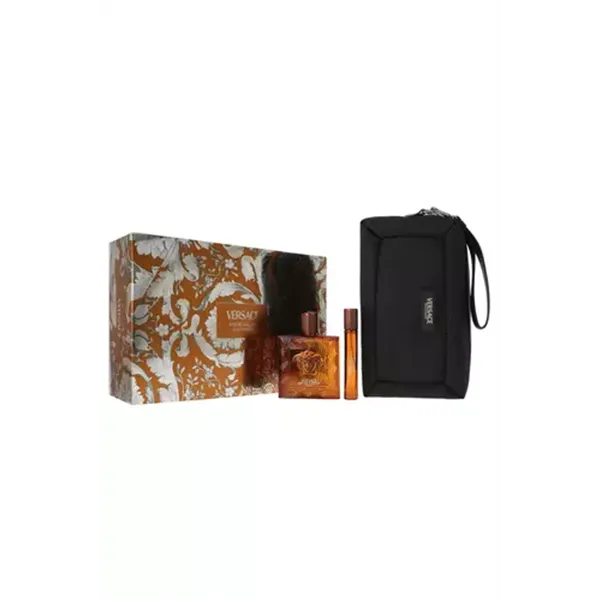 Set Versace Eros Najim Parfum 100ml + Parfum 10ml + Pouch