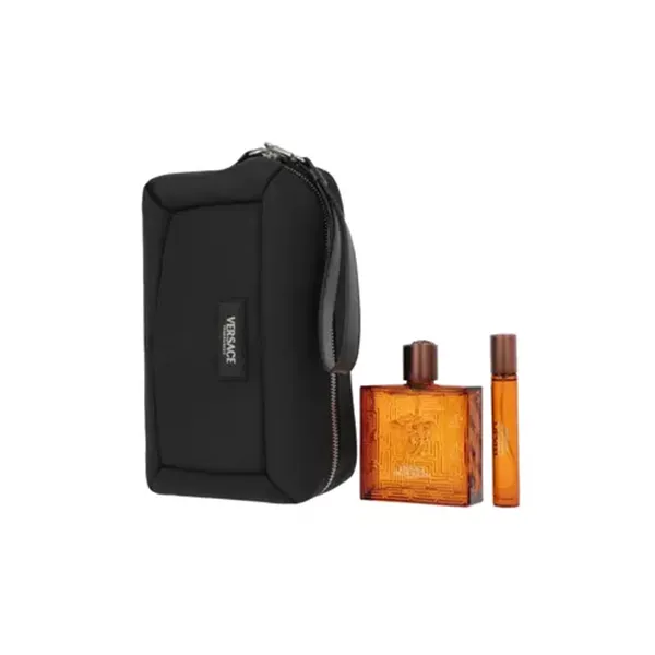 Set Versace Eros Najim Parfum 100ml + Parfum 10ml + Pouch
