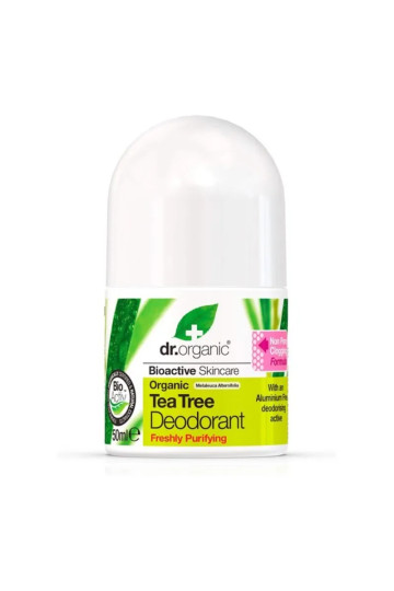 Roll-On Deodorant Dr.Organic DR00145 Tea tree 50 ml
