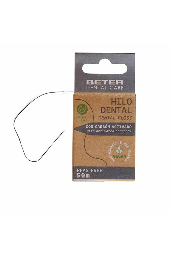 Dental Floss Beter 50 m Active charcoal