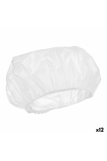 Shower Cap Transparent Plastic (12 Units)