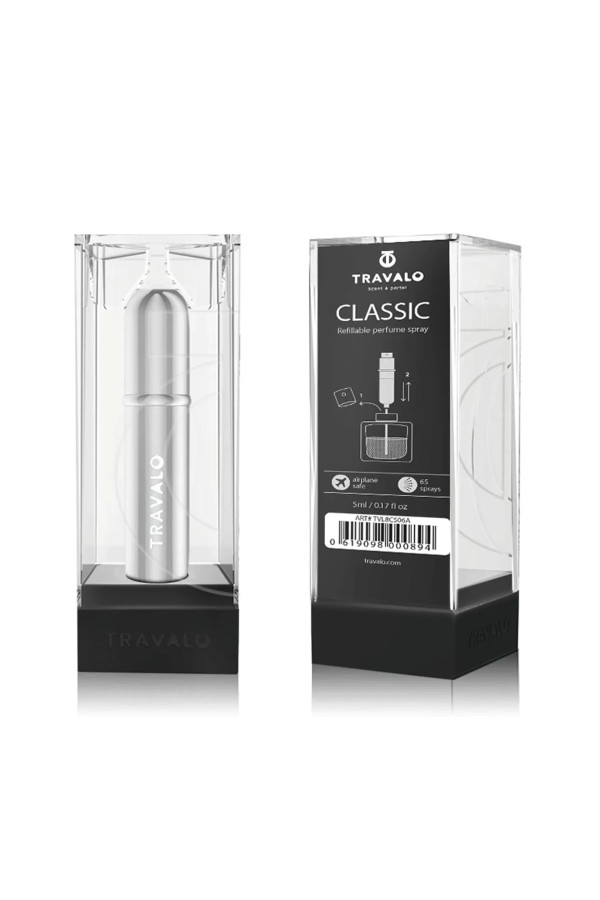 Rechargeable atomiser Travalo Classic HD Silver 5 ml