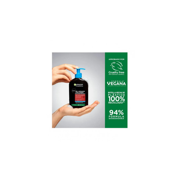 Garnier Pure Active Gel Limpiador Con Carbón 250ml