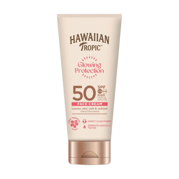 Hawaiian Tropic Glowing Protection Face Cream Spf50 50ml