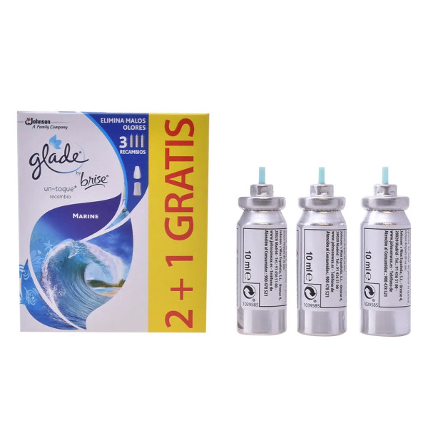 Glade Un Toque Ambientador Recambio Marine 3 Piezas