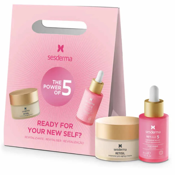 Sesderma Antiage Retisil Cream 50ml + Reti Age 5 Liposomal Serum 30ml Set 2 Pieces