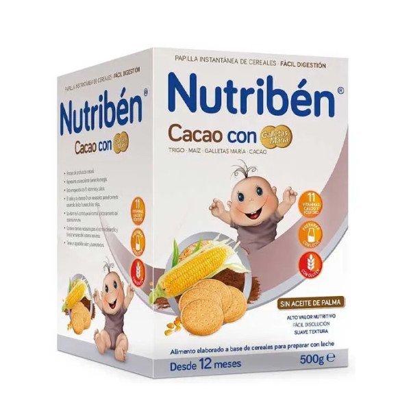 Nutribén Cocoa with Maria Cookies 500g  
