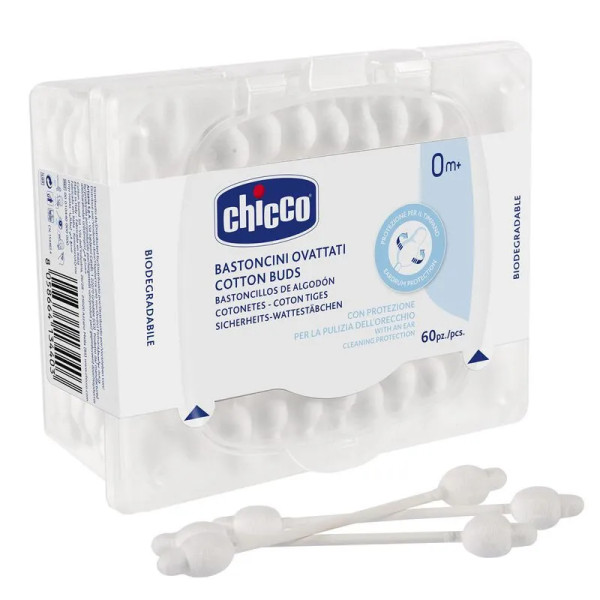 Cotton Swabs with Eardrum Protection 60PCS