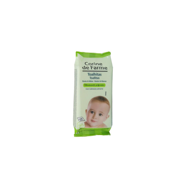 Corine De Farme Corine De F Toallitas Rostro y Manos Pieles Sensibles 25 Ud