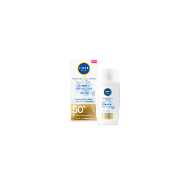 Nivea Sun Triple Proteccion Fluido Ultraligero Facial Spf50 40ml