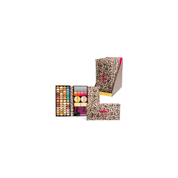 Magic Studio Powerful Cosmetics Magic Studio Wild Safari Xxl Cartera 52 Sombras Aplicadores
