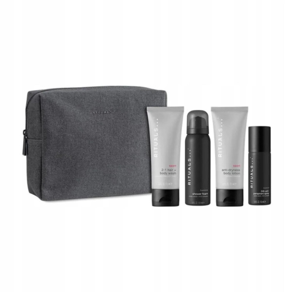 Rituals Homme Sport Gel De Baño 50ml Espuma De Baño 1u Locion Corporal Perfumada 1u Desodorante Spray 1u